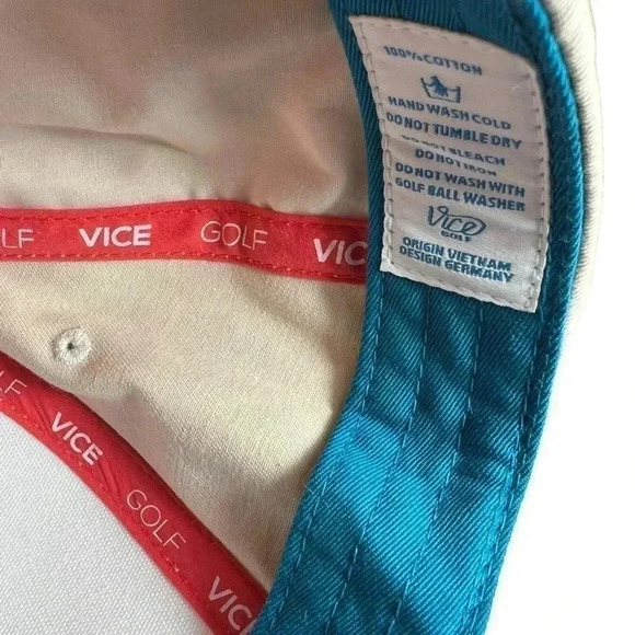 NWOT Vice Crew Cap Colored 2.0 - Miami Themed Vice Golf Hat - Picture 3 of 4